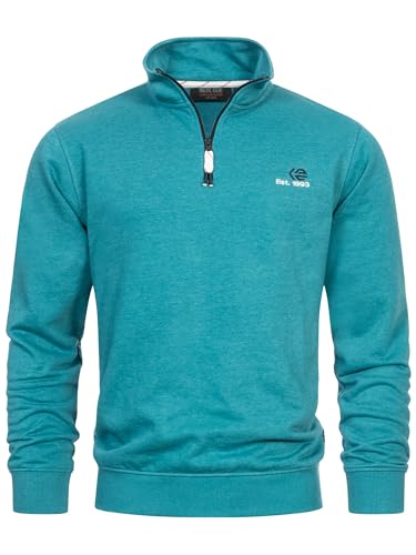 Indicode Herren INCorey Sweatshirt mit Stehkragen | Herrenpullover Pulli Sweater Pullover Männer Hydro M Indicode Herren INCorey Sweatshirt mit Stehkragen | Herrenpullover Pulli Sweater Pullover Männer Hydro M von Indicode