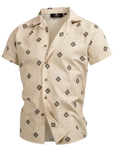 Indicode Herren INCotta Kurzarmhemd mit Musterung | Herrenhemd mit Print Kurzarm Hemd Dk Grey XL Indicode Herren INCotta Kurzarmhemd mit Musterung | Herrenhemd mit Print Kurzarm Hemd Dk Grey XL von Indicode