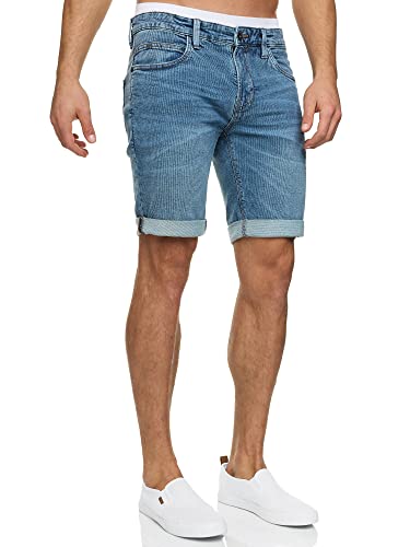 Indicode Herren INDanny Jeans Shorts mit 4 Taschen | Herrenshorts Used Look für Männer Salty Bleach, XXL von Indicode