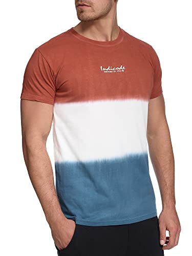 Indicode Herren INDipps T-Shirt mit Rundhals-Ausschnitt | Herrenshirt Sommershirt Baked Clay S von Indicode