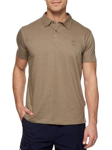 Indicode Herren INEddard Poloshirt aus 100% Baumwolle | Herrenpoloshirt Polokragen Baumwollshirt Covert Green, XXL von Indicode