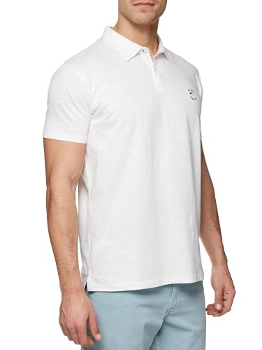 Indicode Herren INEddard Poloshirt aus 100% Baumwolle | Herrenpoloshirt Polokragen Baumwollshirt Offwhite, XXL von Indicode