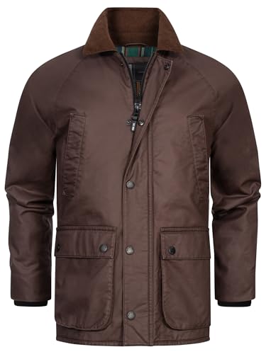 Indicode Herren INFilmen Übergangsjacke mit 5 Taschen und Umschlagkragen | Winterjacke Herrenjacke Männer Coffee Bean XXL Indicode Herren INFilmen Übergangsjacke mit 5 Taschen und Umschlagkragen | Winterjacke Herrenjacke Männer Coffee Bean XXL von Indicode