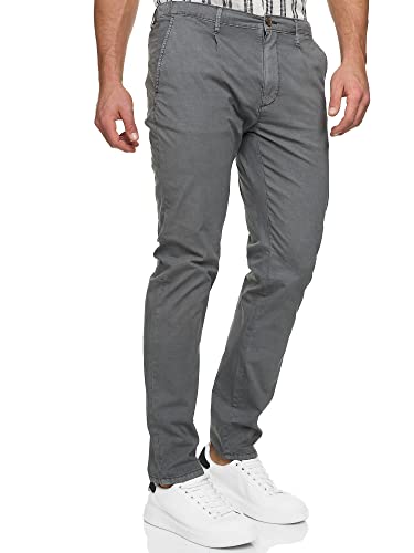 Indicode Herren INForty Stoffhose mit 4 Taschen | Stretch Hose Herrenhose Pewter 30/32 von Indicode