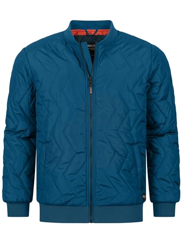 Indicode Herren INGatlin Steppjacke Bomberjacke | Herrenjacke Übergangsjacke Männer Majolica Blue, L von Indicode
