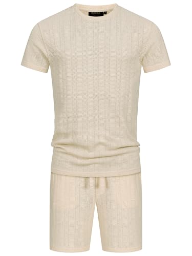 Indicode Herren INGelo Shorts & Shirt Set | Sweatshorts & T-Shirt Bundle aus Baumwollmischung Kit, XXL Indicode Herren INGelo Shorts & Shirt Set | Sweatshorts & T-Shirt Bundle aus Baumwollmischung Kit, XXL von Indicode