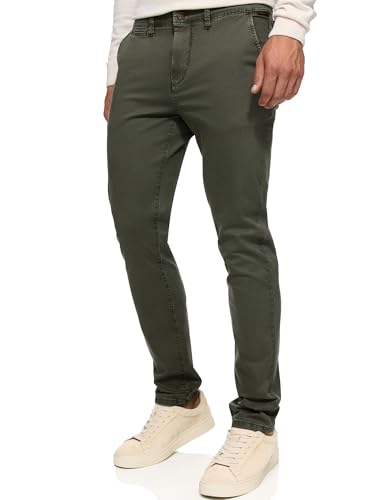 Indicode Herren INGeoport Chinohose aus 98% Baumwolle mit Gürtel | Herrenhose Chino für Männer Army 30/32 Indicode Herren INGeoport Chinohose aus 98% Baumwolle mit Gürtel | Herrenhose Chino für Männer Army 30/32 von Indicode
