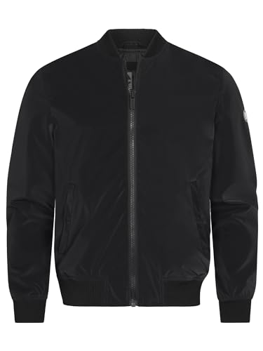 Indicode Herren INIgnam Jacke mit Stehkragen & Reißverschluss | Übergangsjacke für Männer Black, XXL von Indicode