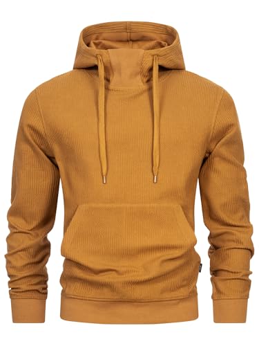 Indicode Herren INJody Sweatshirt mit Kapuze aus Baumwoll-Mix | Hoodie Kapuzenpullover Bistre XXL Indicode Herren INJody Sweatshirt mit Kapuze aus Baumwoll-Mix | Hoodie Kapuzenpullover Bistre XXL von Indicode