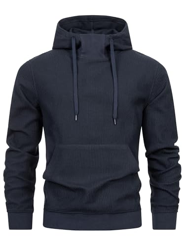 Indicode Herren INJody Sweatshirt mit Kapuze aus Baumwoll-Mix | Hoodie Kapuzenpullover Navy XXL Indicode Herren INJody Sweatshirt mit Kapuze aus Baumwoll-Mix | Hoodie Kapuzenpullover Navy XXL von Indicode