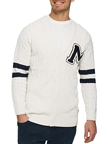 Indicode Herren INJose Strickjacke mit V-Ausschnitt | Cardigan aus 80% Baumwolle Vanilla Ice M Indicode Herren INJose Strickjacke mit V-Ausschnitt | Cardigan aus 80% Baumwolle Vanilla Ice M von Indicode