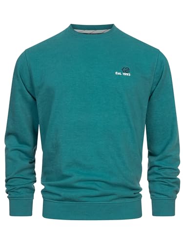 Indicode Herren INJulius Sweatshirt aus Baumwollmischung | Sweater mit RIPP-Bündchen Pullover für Männer Hydro M Indicode Herren INJulius Sweatshirt aus Baumwollmischung | Sweater mit RIPP-Bündchen Pullover für Männer Hydro M von Indicode