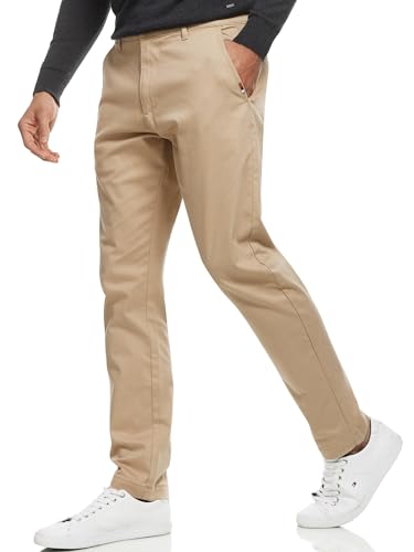 Indicode Herren INKellen Chinohose mit 4 Taschen | Stretch Hose Herrenhose für Männer Cornstalk, XXL von Indicode