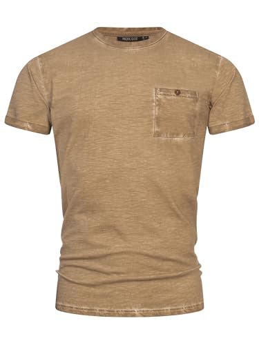 Indicode Herren INKilmon T-Shirt mit Rundhals-Ausschnitt aus 100% Baumwolle | Herrenshirt Sommershirt Dune XXL Indicode Herren INKilmon T-Shirt mit Rundhals-Ausschnitt aus 100% Baumwolle | Herrenshirt Sommershirt Dune XXL von Indicode
