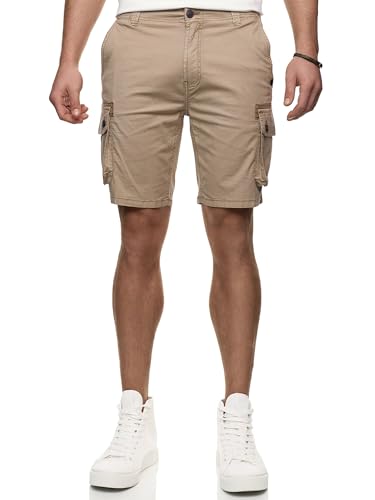 Indicode Herren INLanny Cargo-Shorts mit 6 Taschen | Bermuda Männer Sommerhose aus Baumwolle Simply Taupe, XXL Indicode Herren INLanny Cargo-Shorts mit 6 Taschen | Bermuda Männer Sommerhose aus Baumwolle Simply Taupe, XXL von Indicode