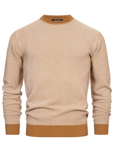 Indicode Herren INLeague Pullover Mehrfarbig mit Rundhals-Ausschnitt | Herrenpullover Strickpullover für Männer Rubber L Indicode Herren INLeague Pullover Mehrfarbig mit Rundhals-Ausschnitt | Herrenpullover Strickpullover für Männer Rubber L von Indicode