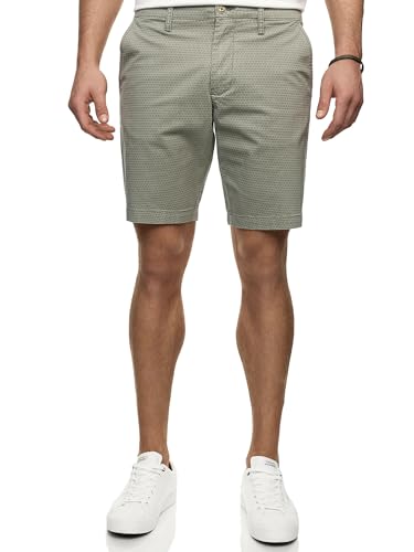 Indicode Herren INLubin Chino Shorts mit 4 Taschen | Twillshorts Herrenshorts Chinoshorts Freizeitshorts Männer Pewter, M von Indicode