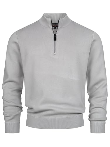 Indicode Herren INLukas Strickpullover mit Stehkragen | Cardigan Herrenpulli Sweater Männer Lt Grey Mix S Indicode Herren INLukas Strickpullover mit Stehkragen | Cardigan Herrenpulli Sweater Männer Lt Grey Mix S von Indicode