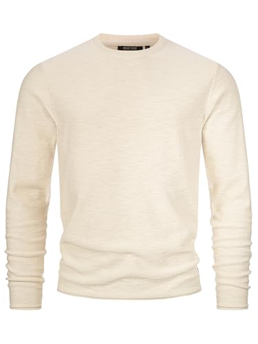 Indicode Herren INMacedonio Feinstrickpullover mit Rundhals-Ausschnitt | Feinstrick-Pullover für Männer Fog M Indicode Herren INMacedonio Feinstrickpullover mit Rundhals-Ausschnitt | Feinstrick-Pullover für Männer Fog M von Indicode