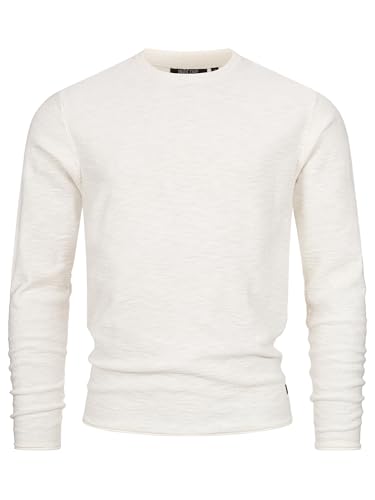 Indicode Herren INMacedonio Feinstrickpullover mit Rundhals-Ausschnitt | Feinstrick-Pullover für Männer Offwhite XL Indicode Herren INMacedonio Feinstrickpullover mit Rundhals-Ausschnitt | Feinstrick-Pullover für Männer Offwhite XL von Indicode