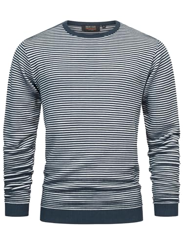Indicode Herren INManfred Feinstrickpullover aus 100% Baumwolle | Strickpullover für Männer Navy XL Indicode Herren INManfred Feinstrickpullover aus 100% Baumwolle | Strickpullover für Männer Navy XL von Indicode