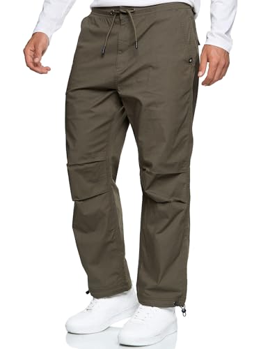 Indicode Herren INMarcos Stretchhose aus Baumwolle mit 4 Taschen | Herrenhose Stretch Hose Männer Army, S von Indicode
