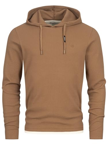 Indicode Herren INMarto Sweatshirt mit Kapuze | Kapuzenpullover Hoodie für Männer Otter, XL von Indicode
