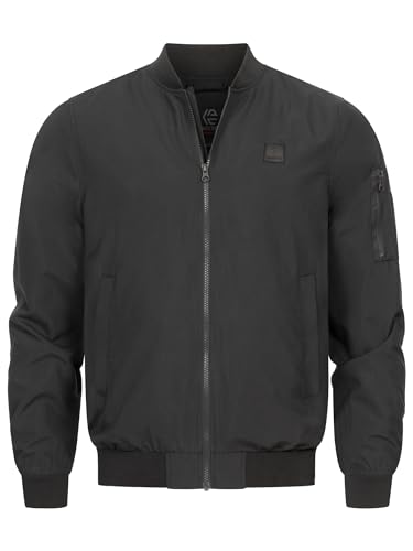 Indicode Herren INMaxim Bomberjacke mit Stehkragen & Reißverschluss | Übergangsjacke für Männer Black XXL Indicode Herren INMaxim Bomberjacke mit Stehkragen & Reißverschluss | Übergangsjacke für Männer Black XXL von Indicode