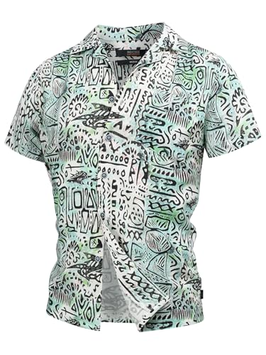 Indicode Herren INMilky Kurzarmhemd mit Kent-Kragen aus Viskose | Herrenhemd für Männer Deep Sea XL Indicode Herren INMilky Kurzarmhemd mit Kent-Kragen aus Viskose | Herrenhemd für Männer Deep Sea XL von Indicode