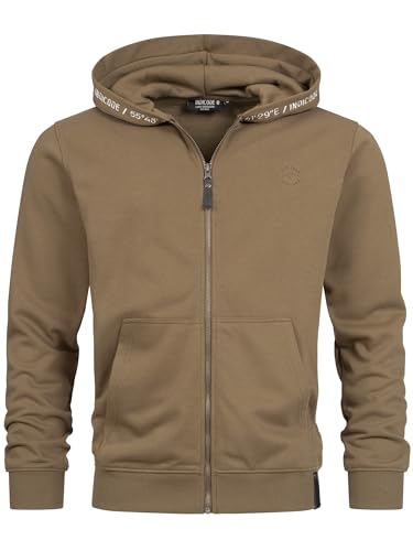 Indicode Herren INMobil Kapuzensweatjacke | Hoodie Kapuzenpullover Pulli für Männer Capers S von Indicode