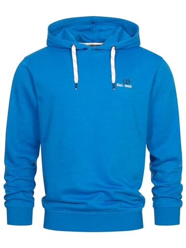 Indicode Herren INMorey Sweatshirt mit Kapuze | Hoodie Kapuzenpullover für Männer Skydiver, L von Indicode