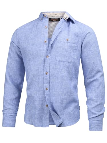 Indicode Herren INNiell Hemd mit Brusttasche und Button-Down-Kragen | Herrenhemd Männerhemd Palace Blue S Indicode Herren INNiell Hemd mit Brusttasche und Button-Down-Kragen | Herrenhemd Männerhemd Palace Blue S von Indicode