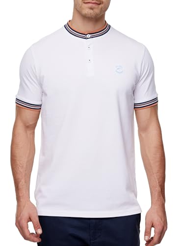 Indicode Herren INOdell T-Shirt mit Rundhals-Ausschnitt aus Baumwolle | Herrenshirt Sommershirt Offwhite, M von Indicode
