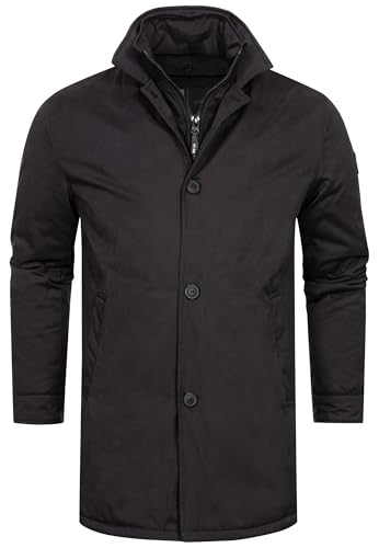Indicode Herren INOklaho Kurzmantel mit Stehkragen und verdecktem Reißverschluss | Mantel Parka Männer Black XXL Indicode Herren INOklaho Kurzmantel mit Stehkragen und verdecktem Reißverschluss | Mantel Parka Männer Black XXL von Indicode