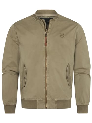 Indicode Herren INOrnel Bomber-Jacke mit Stehkragen & Reißverschluss | Übergangsjacke für Männer Covert Green L Indicode Herren INOrnel Bomber-Jacke mit Stehkragen & Reißverschluss | Übergangsjacke für Männer Covert Green L von Indicode