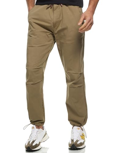 Indicode Herren INPaulino Stoffhose aus 98% Baumwolle | Herrenhose Freizeithose für Männer Covert Green XL von Indicode