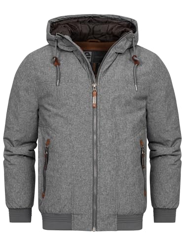 Indicode Herren INPeshastin Übergangsjacke mit Kapuze und Reißverschluss | Herrenjacke Black XXL Indicode Herren INPeshastin Übergangsjacke mit Kapuze und Reißverschluss | Herrenjacke Black XXL von Indicode