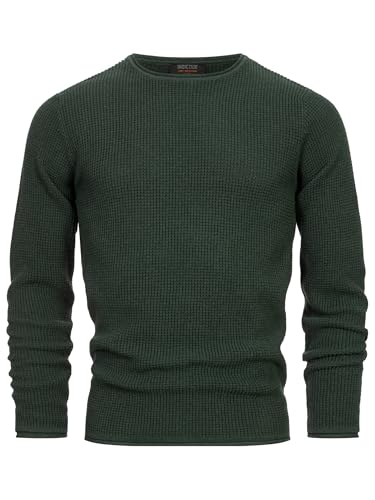 Indicode Herren INPetri Strickpullover aus Baumwollmischung | Feinstrick-Pullover für Männer Army XXL Indicode Herren INPetri Strickpullover aus Baumwollmischung | Feinstrick-Pullover für Männer Army XXL von Indicode