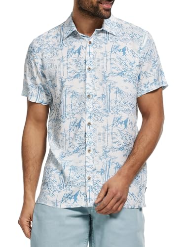 Indicode Herren INPodrick Retro-Hemd mit Muster | Herrenhemd Kurzarm für Männer Copen Blue, M Indicode Herren INPodrick Retro-Hemd mit Muster | Herrenhemd Kurzarm für Männer Copen Blue, M von Indicode