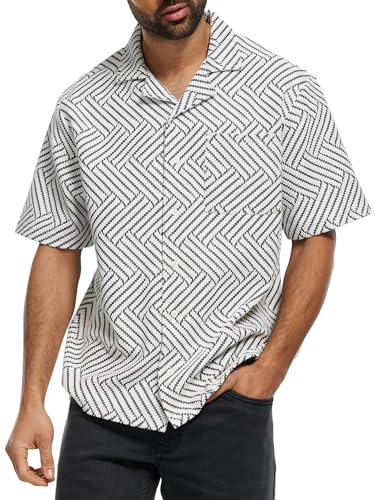 Indicode Herren INProvo Kurzarmhemd mit Kent-Kragen | Herrenhemd für Männer Charcoal Mix XXL Indicode Herren INProvo Kurzarmhemd mit Kent-Kragen | Herrenhemd für Männer Charcoal Mix XXL von Indicode