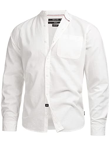 Indicode Herren INRaffi Hemd mit Brust-Tasche aus 70% Baumwolle | Herrenhemd für Männer Offwhite XXL Indicode Herren INRaffi Hemd mit Brust-Tasche aus 70% Baumwolle | Herrenhemd für Männer Offwhite XXL von Indicode