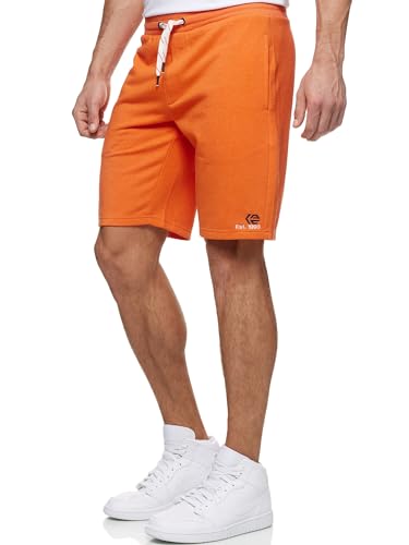 Indicode Herren INRobbie mit Kordelzug | Herrenshorts Sportshorts für Männer Orangeade, S von Indicode