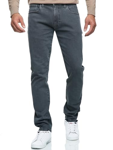 Indicode Herren INSamario Jeanshose aus 99% Baumwolle mit 5 Taschen | Denim Herrenjeans Dk Grey 31/32 von Indicode