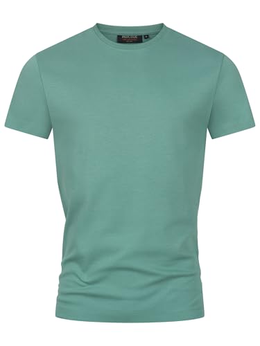 Indicode Herren INSander T-Shirt mit Rundhals-Ausschnitt | Herrenshirt Sommershirt Deep Sea, L von Indicode