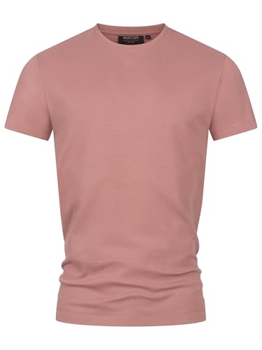 Indicode Herren INSander T-Shirt mit Rundhals-Ausschnitt | Herrenshirt Sommershirt Old Rose XL Indicode Herren INSander T-Shirt mit Rundhals-Ausschnitt | Herrenshirt Sommershirt Old Rose XL von Indicode