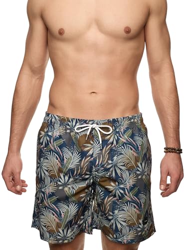 Indicode Herren INSandrino Badehose mit superweicher Innenhose | Badeshorts für Männer Navy, XXL von Indicode