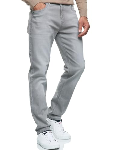 Indicode Herren INSantino Jeanshose aus 99% Baumwolle | Denim Stretch Jeans Männer LT Grey Cloud, 32/30 von Indicode