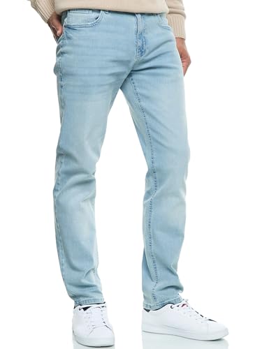 Indicode Herren INSantino Jeanshose aus 99% Baumwolle | Denim Stretch Jeans Männer Light Cloud 38/32 von Indicode