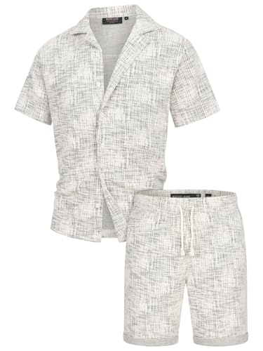 Indicode Herren INSofus Set Shorts & Shirt Set | Shorts & T-Shirt Bundle mit strukturierter Oberfläche Army, XL Indicode Herren INSofus Set Shorts & Shirt Set | Shorts & T-Shirt Bundle mit strukturierter Oberfläche Army, XL von Indicode
