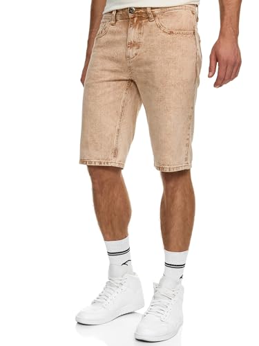 Indicode Herren INTempol Jeans Shorts aus 85% Baumwolle | Herrenshorts Denim Washed Look für Männer Cornstalk XL Indicode Herren INTempol Jeans Shorts aus 85% Baumwolle | Herrenshorts Denim Washed Look für Männer Cornstalk XL von Indicode